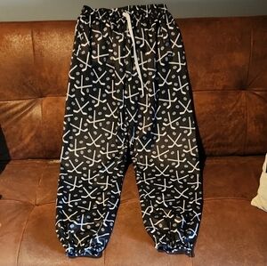 Stylish Black and White Kids Pajama Bottoms